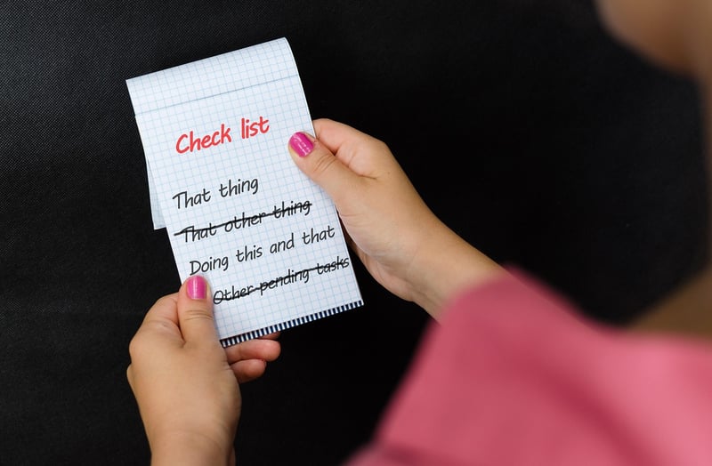 Checklist Clipboard